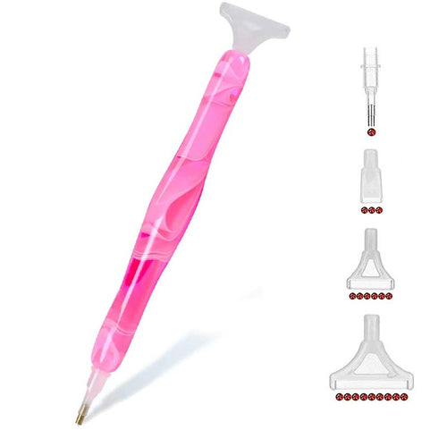 Stylo Premium Diamond Painting Vagues Rose 5 Variantes
