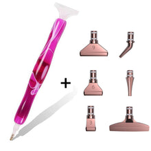 Charger l&#39;image dans la galerie, Stylo Premium Diamond Painting Vagues Violet 5 Variantes