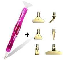 Charger l&#39;image dans la galerie, Stylo Premium Diamond Painting Vagues Violet 5 Variantes