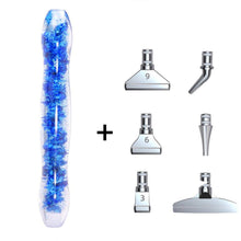 Charger l&#39;image dans la galerie, Stylo Premium Ergonomique Diamond Painting Fleurs Bleues 5 Variantes