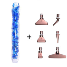 Charger l&#39;image dans la galerie, Stylo Premium Ergonomique Diamond Painting Fleurs Bleues 5 Variantes