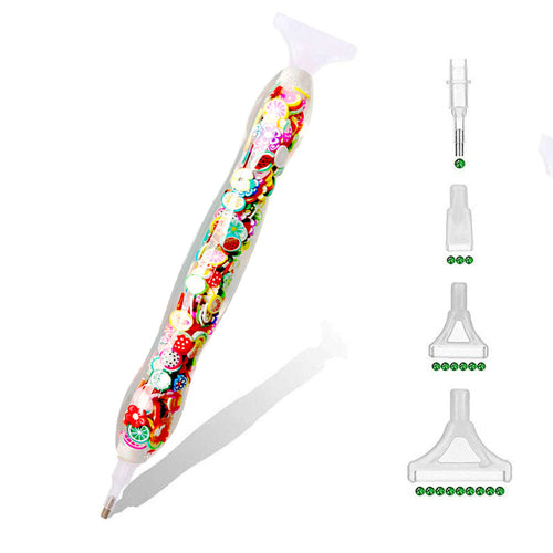 Stylo Premium Ergonomique Diamond Painting Fruits 5 Variantes