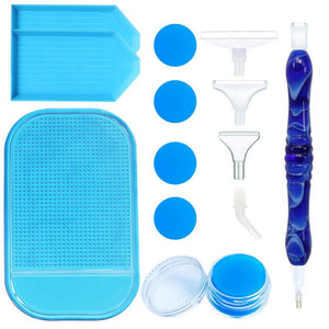 Stylo Premium Diamond Painting Bleu Foncé 5 Variantes
