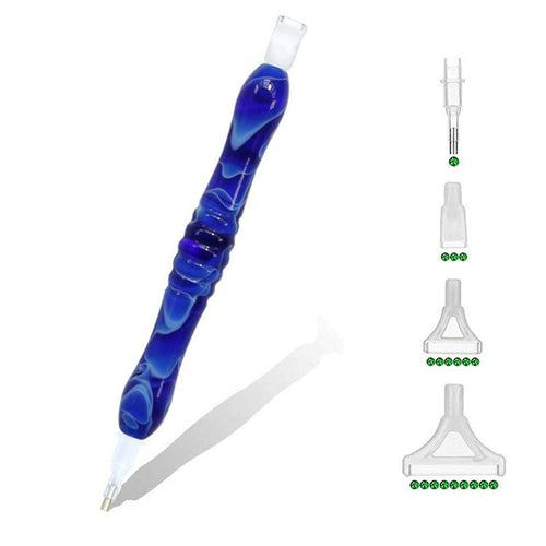 Stylo Premium Diamond Painting Bleu Foncé 5 Variantes