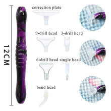 Charger l&#39;image dans la galerie, Stylo Premium Diamond Painting Ergonomique Violet Foncé 5 Variantes