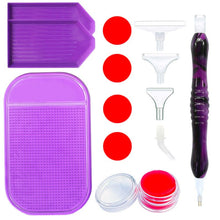 Charger l&#39;image dans la galerie, Stylo Premium Diamond Painting Ergonomique Violet Foncé 5 Variantes