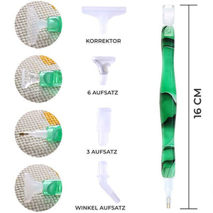 Stylo Premium Diamond Painting Vert 5 Variantes