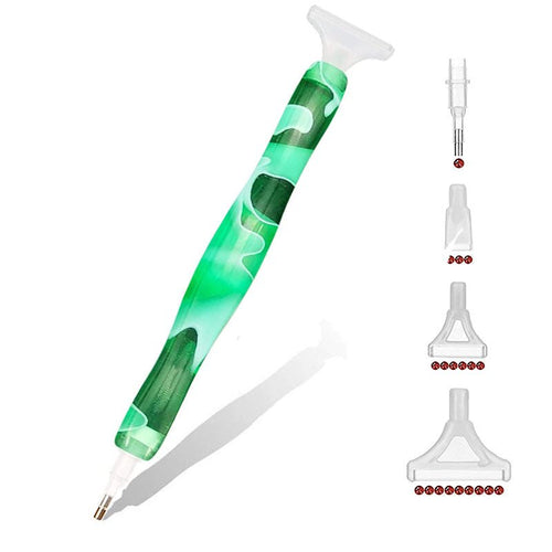 Stylo Premium Diamond Painting Vert 5 Variantes