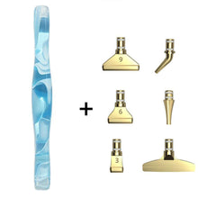 Charger l&#39;image dans la galerie, Stylo Premium Diamond Painting Vagues Bleu Clair 5 Variantes