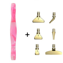 Charger l&#39;image dans la galerie, Stylo Premium Diamond Painting Vagues Rose 5 Variantes