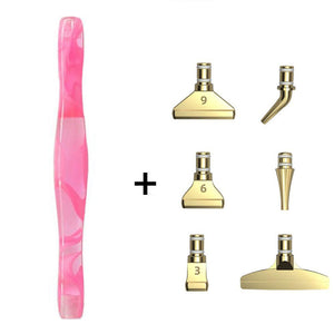 Stylo Premium Diamond Painting Vagues Rose 5 Variantes