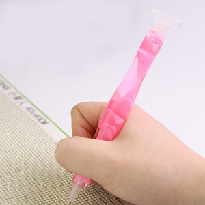Stylo Premium Diamond Painting Vagues Rose 5 Variantes