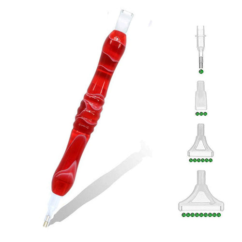 Stylo Premium Diamond Painting Rouge 5 Variantes
