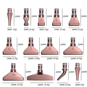 Pointes en Acier Diamond Painting Rose Gold 13 Variantes Accessoires