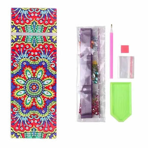 Porte-Stylo Diamond Painting Fleurs