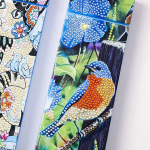 Porte-Stylo Diamond Painting Oiseau