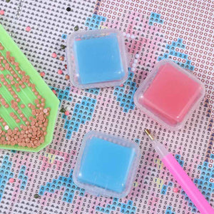 Conteneur de Cire Diamond Painting avec 6 Accessoires de Cire