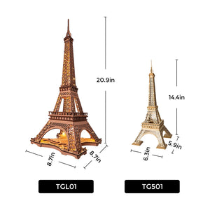 Puzzle 3D Nuit de la Tour Eiffel