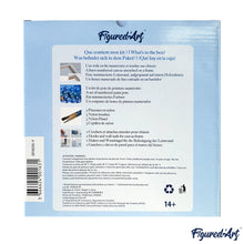 Charger l&#39;image dans la galerie, Mini Peinture par Numéros 20x20cm avec cadre Renne Doré