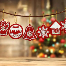 Charger l&#39;image dans la galerie, Pendentif de Sapin de Noël 10 pièces Ensemble