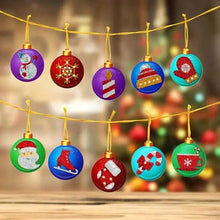 Charger l&#39;image dans la galerie, Pendentif de Sapin de Noël avec Ensemble de 10 pièces