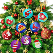 Charger l&#39;image dans la galerie, Pendentif de Sapin de Noël avec Ensemble de 10 pièces