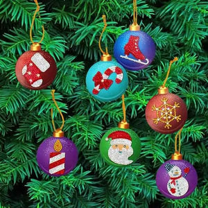 Pendentif de Sapin de Noël avec Ensemble de 10 pièces