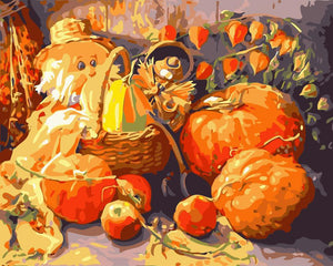 peinture par numéros | Les citrouilles | halloween nouveautés complexe | FiguredArt