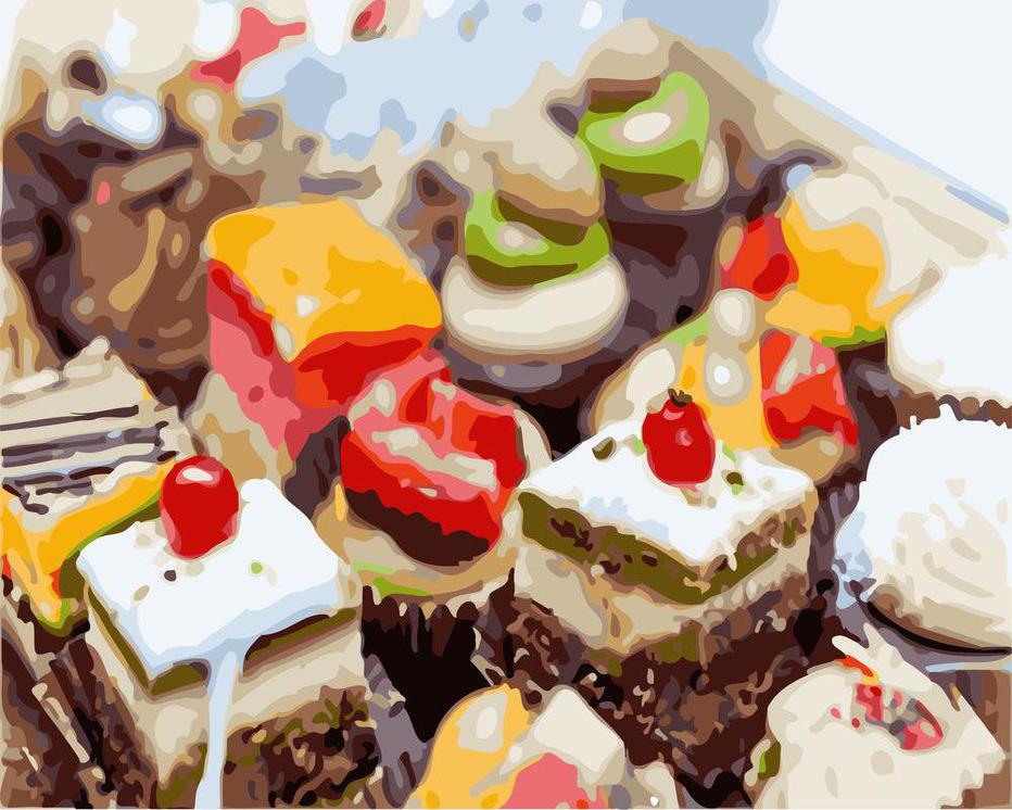 peinture par numéros | Dessert et Gourmandise | cuisine nouveautés complexe | FiguredArt