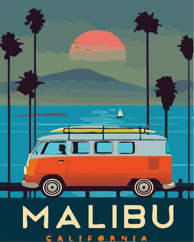 Peinture par numéros - Malibu Vintage
