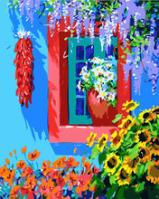 Charger l&#39;image dans la galerie, Peinture par numéros - Glycine à la fenêtre