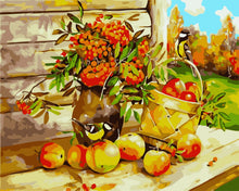 Charger l&#39;image dans la galerie, Corbeille de fruits à la campagne