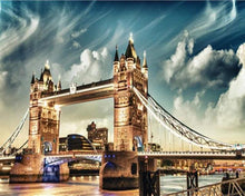 Charger l&#39;image dans la galerie, peinture par numéros | Magnifique Pont de Londres | complexe, ville | FiguredArt