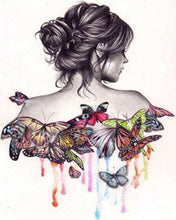 Charger l&#39;image dans la galerie, peinture par numéros | Dos de Papillons | animaux, facile, papillons | FiguredArt