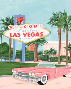 Peinture par numéros - Las Vegas Vintage