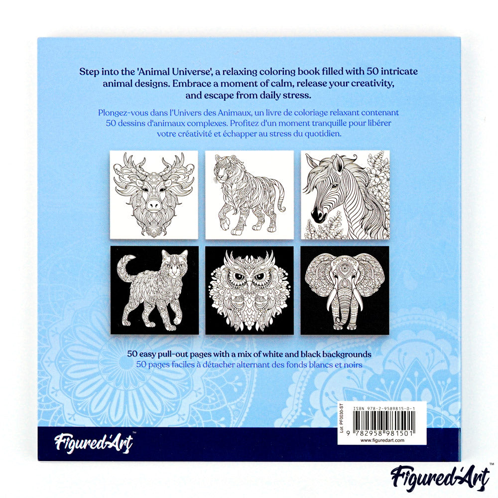 100 Animaux Livre De Coloriage Pour Adulte Avec Animaux Mandala