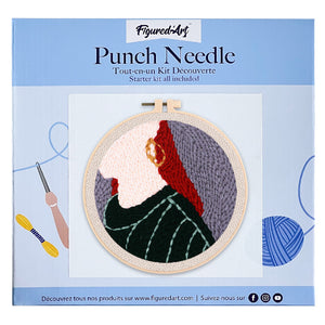 Punch Needle Boucle d'Oreille