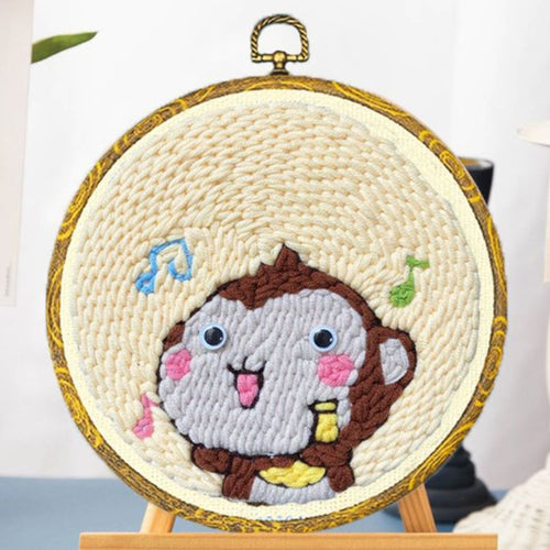 Punch Needle Petit Singe