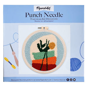 Punch Needle Composition Florale 1