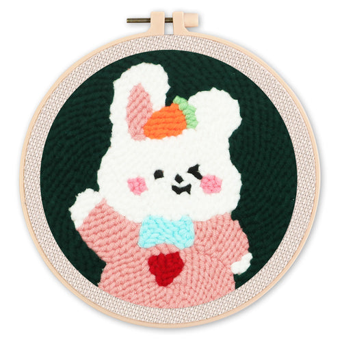 Punch Needle Lapin Clin d'Oeil