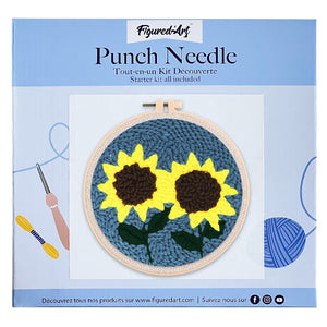 Punch Needle Tournesols