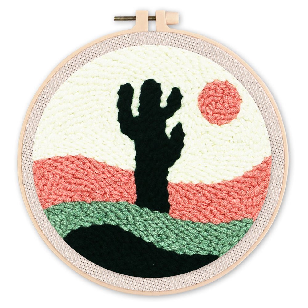 Desert Cactus Punch Needle Kit by Loops & Threads®