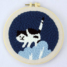 Charger l&#39;image dans la galerie, Punch Needle Petit Chat