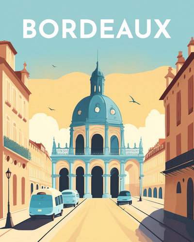 Broderie Diamant - Affiche Poster Bordeaux