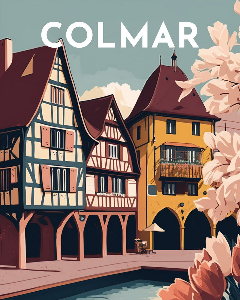 Broderie Diamant - Affiche Poster Colmar