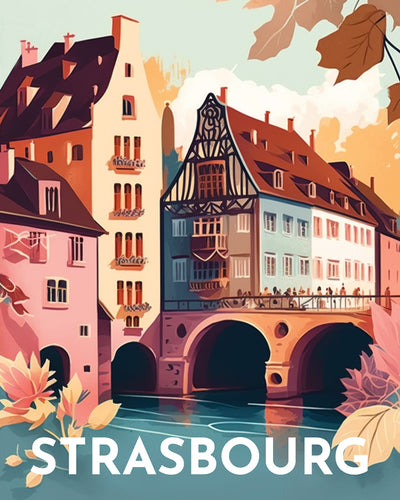 Broderie Diamant - Affiche Poster Strasbourg