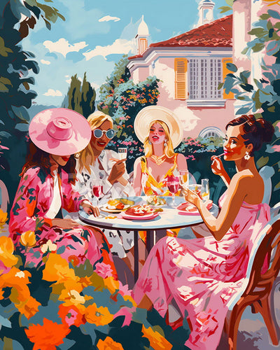 Diamond Painting - Broderie Diamant - Fête au Jardin des Divas