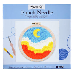 Punch Needle Ciel et Nuage