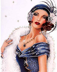 Broderie Diamant - Diamond Painting Femme élégante