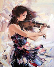 Charger l&#39;image dans la galerie, Broderie Diamant - Diamond Painting Violoniste